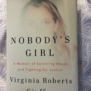 “Nobody's Girl” Hardcover Memoir by Virginia Roberts Giuffre